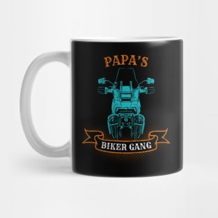 Papa's Biker Gang Father's Day Mug